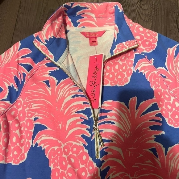 Lilly Pulitzer UPF 50+ Skipper Popover Little Flamenco XXS‎ NEW - Picture 4 of 6